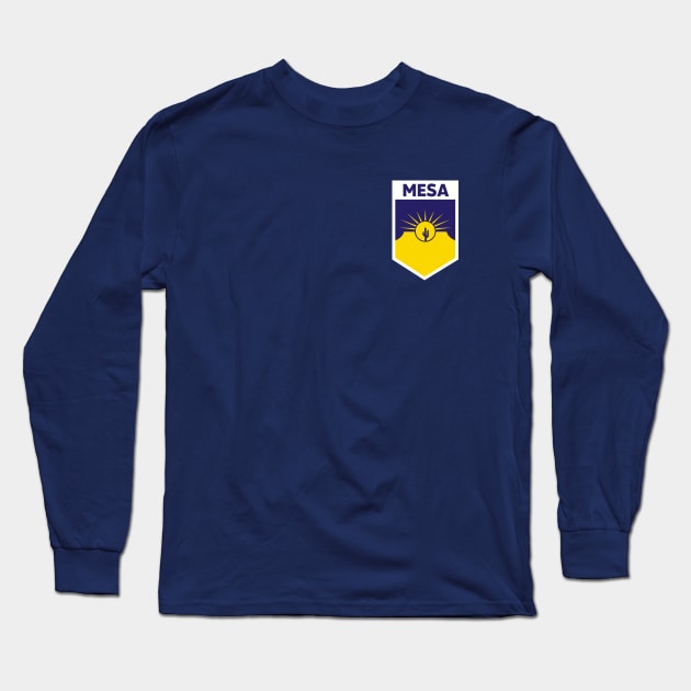 Mesa, Arizona City Flag Emblem Long Sleeve T-Shirt by SLAG_Creative